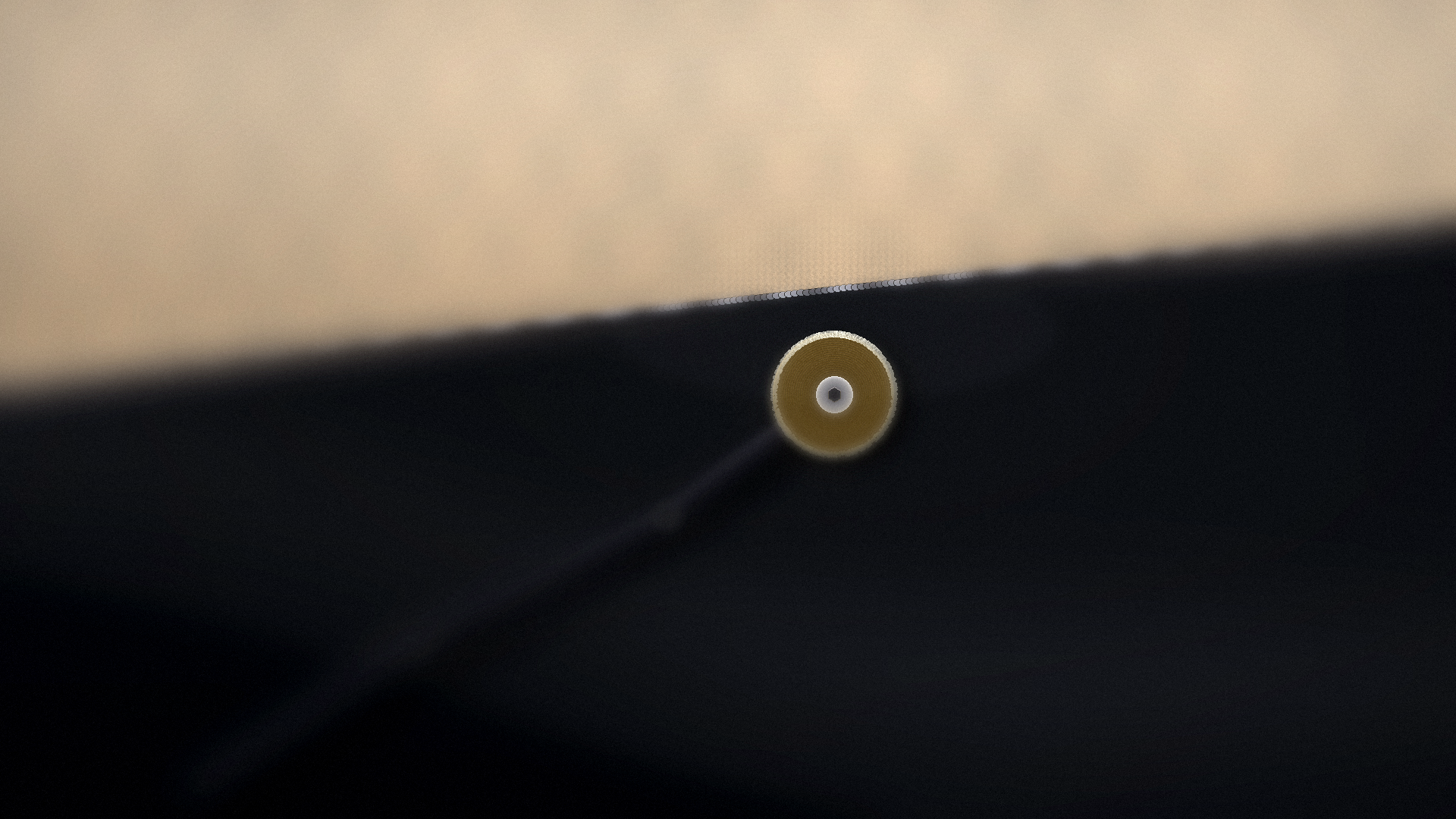 bowed-frame-drum — rosined wheel arm macro