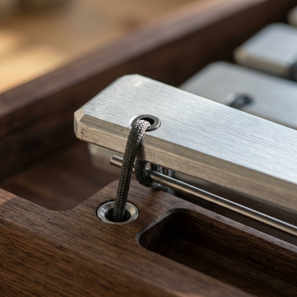 glockenspiel — bar grommet mount macro