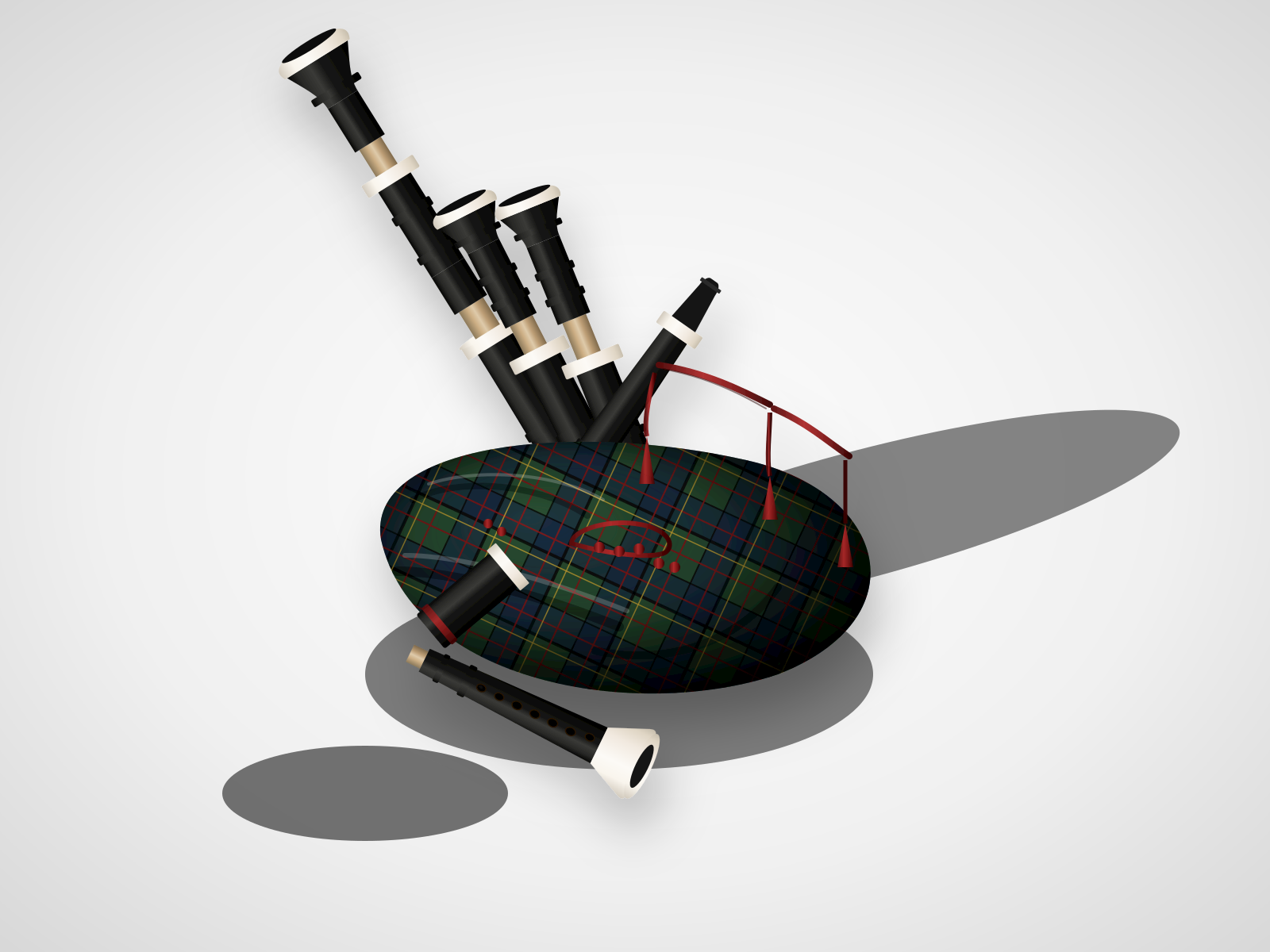 Great Highland Bagpipe Capstone