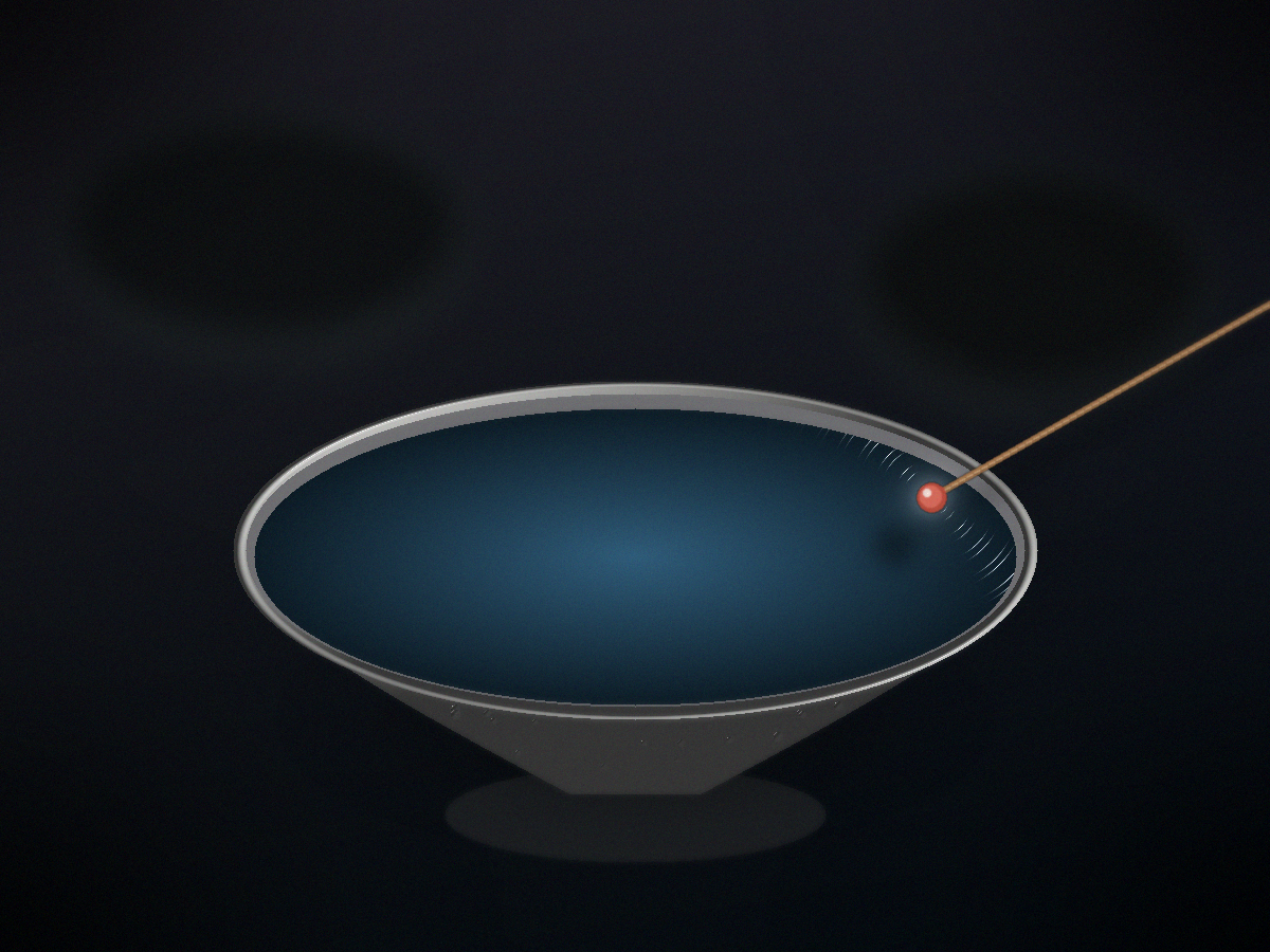 Jal Tarang — macro detail: water tuned bowl