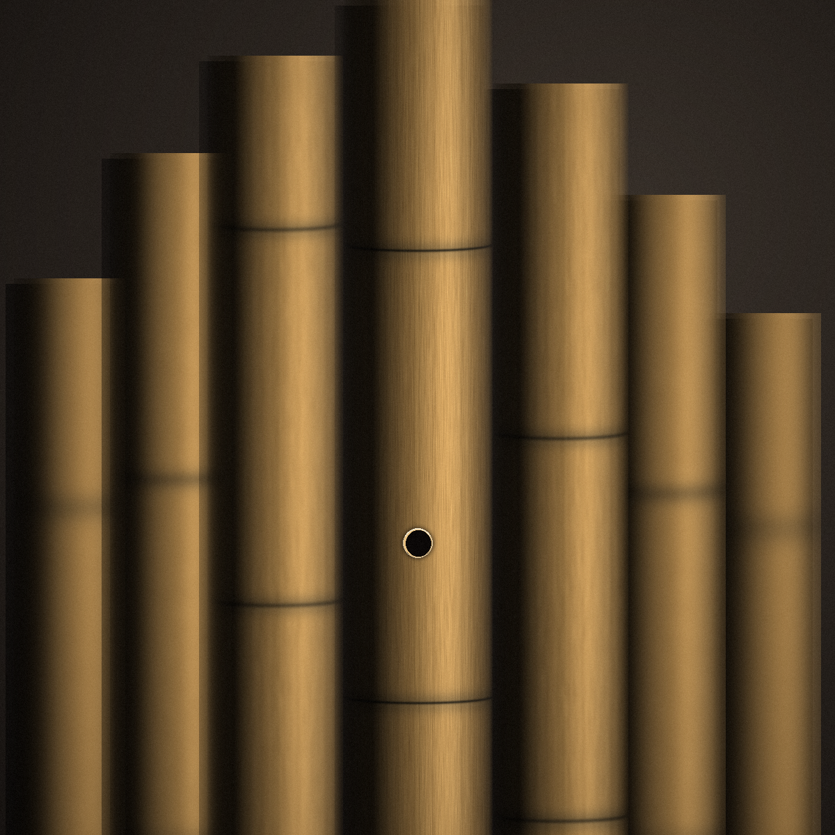 sheng — pipe bundle finger holes macro