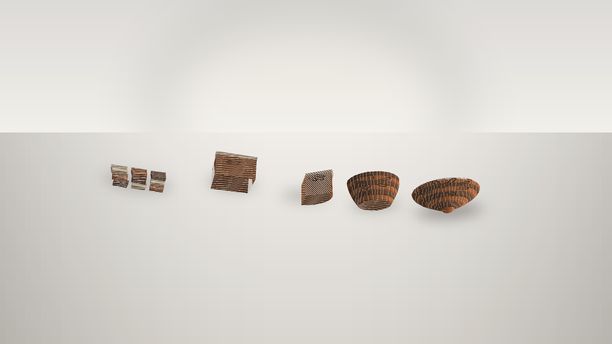 wooden-hang — family group render